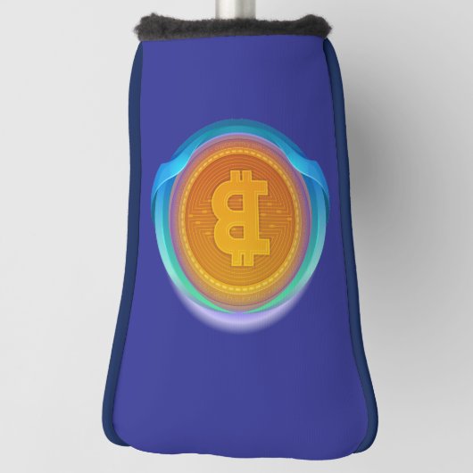KRYPTOWÄHRUNG-BITCOIN GOLF HEADCOVER (Rotieren 90)