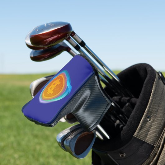 KRYPTOWÄHRUNG-BITCOIN GOLF HEADCOVER (In Situ)