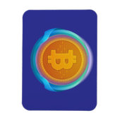 KRYPTOWÄHRUNG-BITCOIN MAGNET (Vertikal)