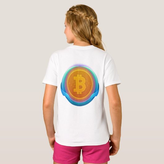 KRYPTOWÄHRUNG-BITCOIN T-Shirt (Schwarz voll)