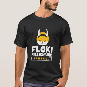 Kryptowährung für Männer Floki Krypto-Million T-Shirt