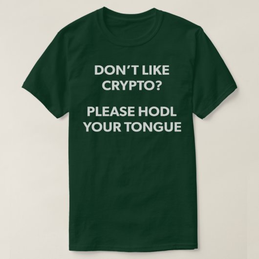 Kryptowährung Krypto Bitcoin Ether Funny Blockcha T-Shirt (Design vorne)