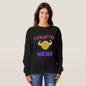 Kryptowährung - Nerd - Bitcoin Sweatshirt (Vorne ganz)