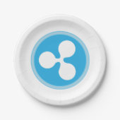 Kryptowährung Pappteller (Vorderseite)