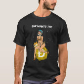 Kryptowährung Sie Will den Dogecoin Doge Crypto T-Shirt (Vorderseite)