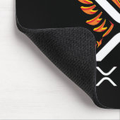 Kryptowährung XRP Crypto Orange Rising Phoenix Mousepad (Ecke)