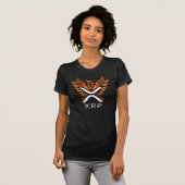 Kryptowährung XRP Crypto Orange Rising Phoenix T-Shirt (Vorne ganz)