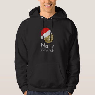 Kryptowährungen Ethereum Weihnachtsmannmütze Merry Hoodie