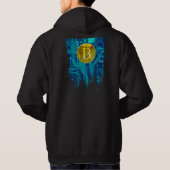 Kryptowährungs-Bitcoin & Chip Hoodie (Rückseite)