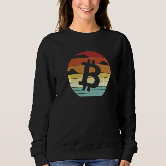 Kryptowährungs-Blockchains Bitcoins Miner B Sweatshirt (Vorderseite)