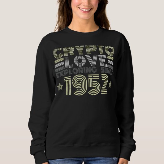 Kryptowährungs-Lifestyles Krypto-Liebe Sweatshirt (Vorderseite)