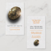 Kryptowährungsmakler Visitenkarte (Vorne/Hinten)