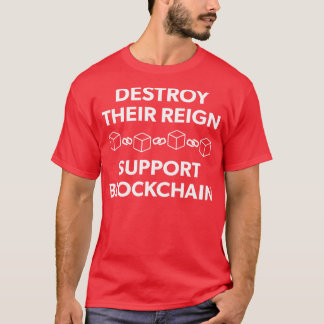 Kryptowährungsunterstützende Blockchain Etherether T-Shirt