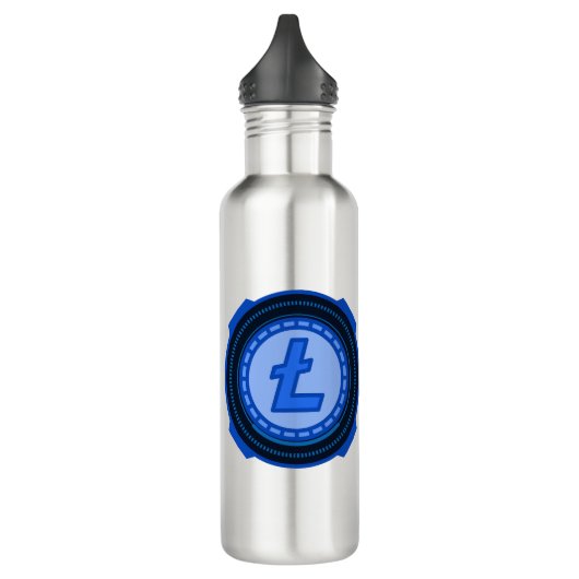 KRYPTOWURRENCY LITECOIN EDELSTAHLFLASCHE (Links)