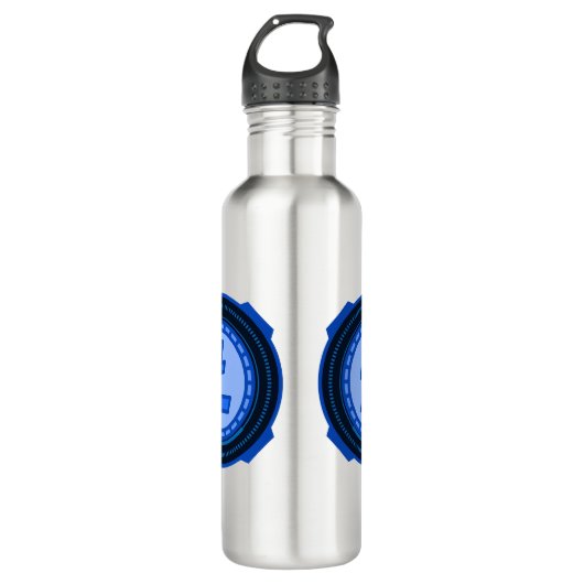 KRYPTOWURRENCY LITECOIN EDELSTAHLFLASCHE (Vorderseite)