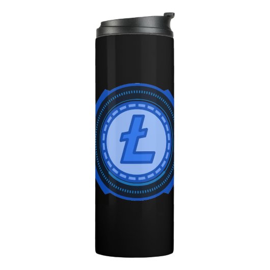 KRYPTOWURRENCY LITECOIN THERMOSBECHER (Nach links gedreht)
