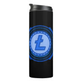 KRYPTOWURRENCY LITECOIN THERMOSBECHER (Nach rechts gedreht)