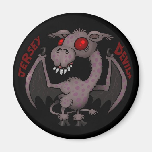 KRYPTOZOOLOGIE: Jersey Devil Magnet (Vorne)