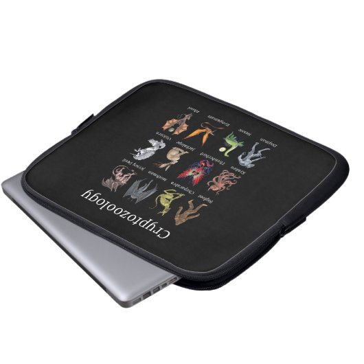 Kryptozoologie Kreaturen Laptopschutzhülle (Vorne Knopf)