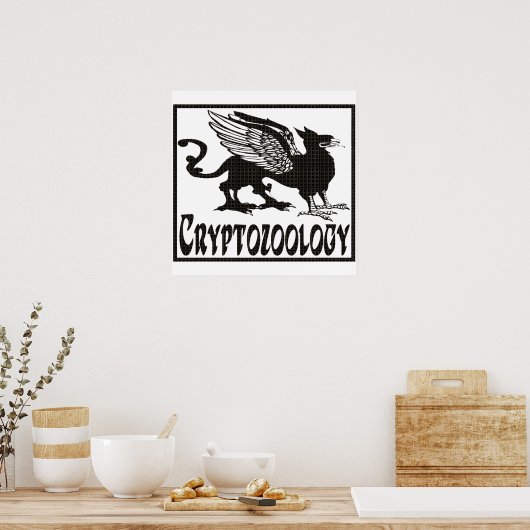 Kryptozoologie Poster (Küche)