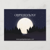 Kryptozoologie Postkarte (Vorderseite)