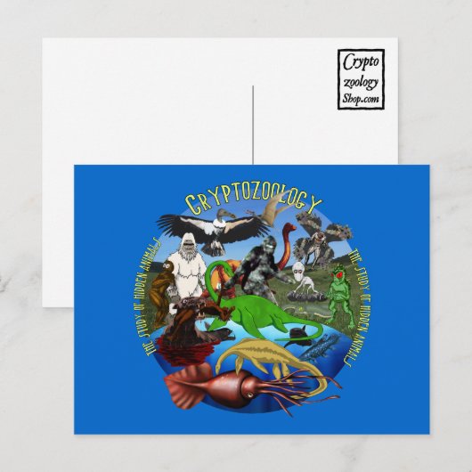 Kryptozoologie Postkarte (Vorne/Hinten)