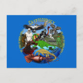 Kryptozoologie Postkarte (Vorderseite)