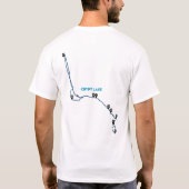 Kryptsee. Nationalpark Waterton. T-Shirt (Rückseite)