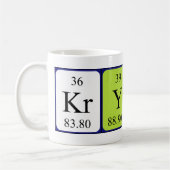 Krysta Periodenname Tasse (Links)