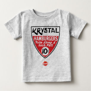 Krystal 10 Cent-Schild Baby T-shirt