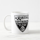 Krystal 10 Cent-Schild Kaffeetasse (Links)