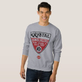 Krystal 10 Cent-Schild Sweatshirt (Vorne ganz)