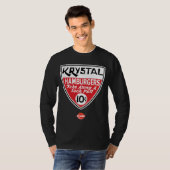 Krystal 10 Cent-Schild T-Shirt (Vorne ganz)