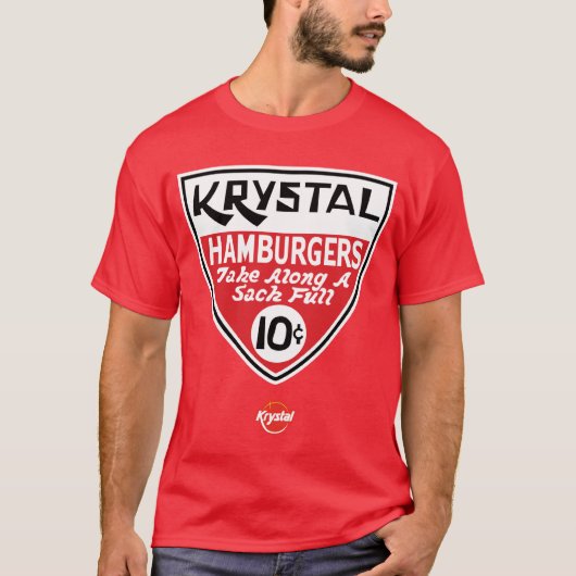Krystal 10 Cent-Schild T-Shirt (Vorderseite)