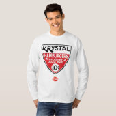 Krystal 10 Cent-Schild T-Shirt (Vorne ganz)