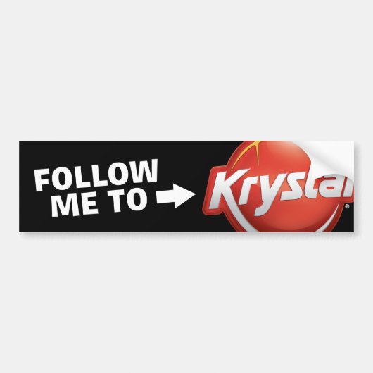 Krystal Follow-meAutoaufkleber Autoaufkleber (Vorne)