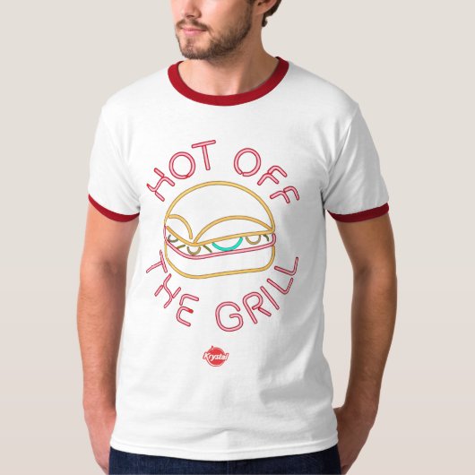 Krystal heiß weg vom Grill T-Shirt (Vorderseite)