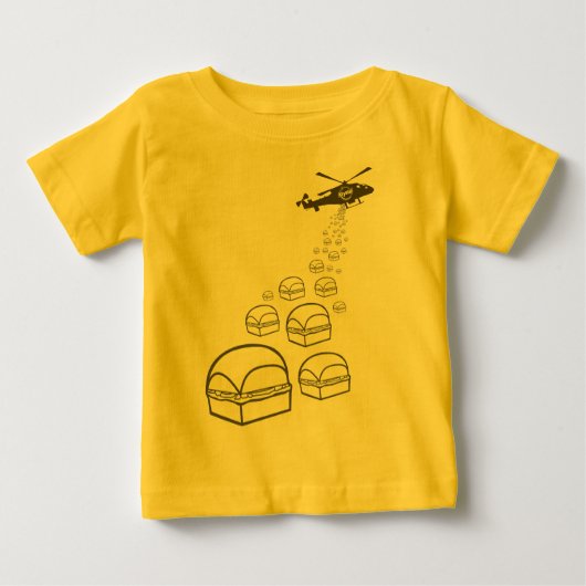 Krystal Hubschrauber Baby T-shirt (Vorderseite)