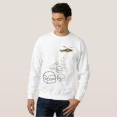 Krystal Hubschrauber Sweatshirt (Vorne ganz)