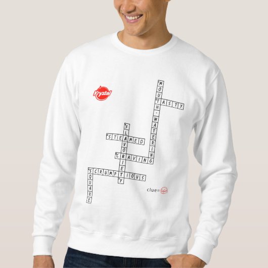 Krystal Kreuzworträtsel Sweatshirt (Vorderseite)