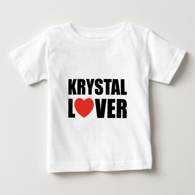Krystal Liebhaber Baby T-shirt (Vorderseite)