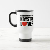 Krystal Liebhaber Reisebecher (Links)