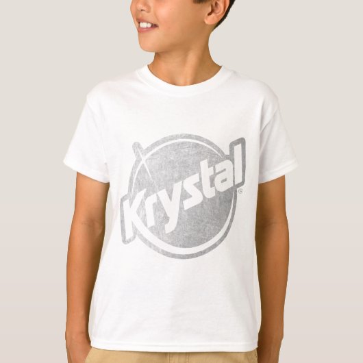 Krystal-Logo verblasst T-Shirt (Vorderseite)