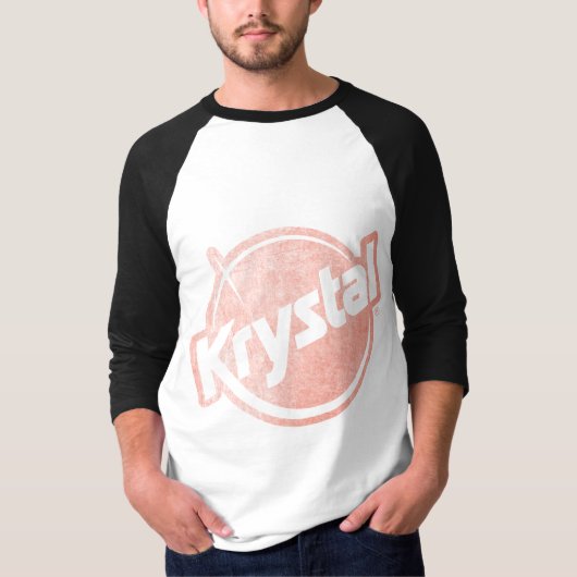 Krystal Logo verblaßte T-Shirt (Vorderseite)