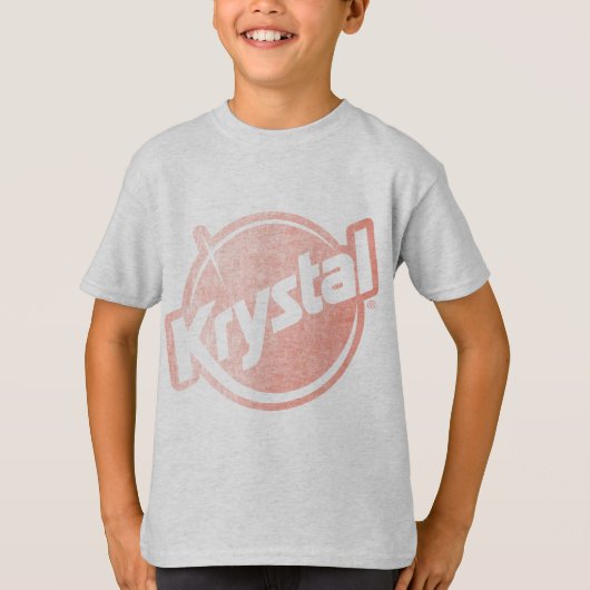 Krystal Logo verblaßte T-Shirt (Vorderseite)
