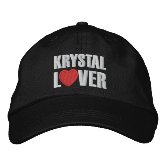 Krystal Lover Bestickte Kappe (Vorderseite)