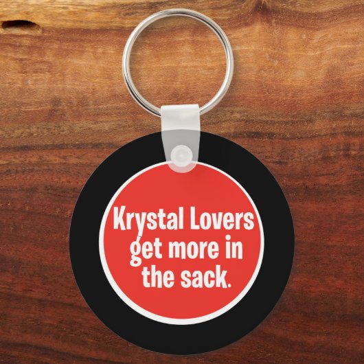 Krystal Lovers - Im Sack Schlüsselanhänger (Vorderseite)