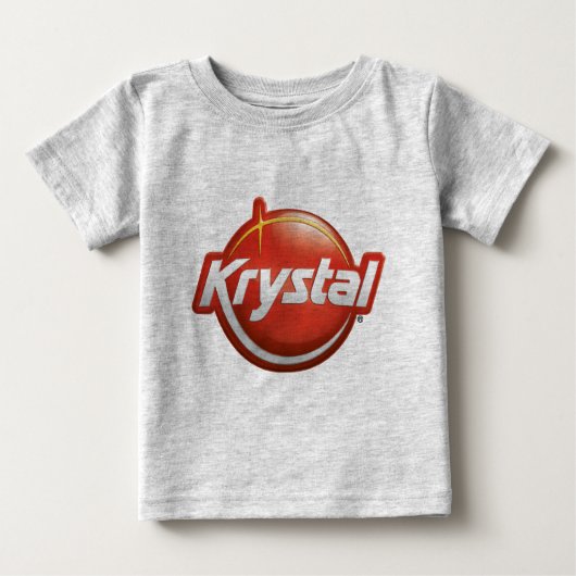Krystal neues Logo Baby T-shirt (Vorderseite)