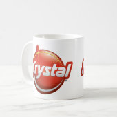 Krystal neues Logo Kaffeetasse (Vorderseite Links)