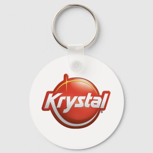 Krystal neues Logo Schlüsselanhänger (Vorderseite)